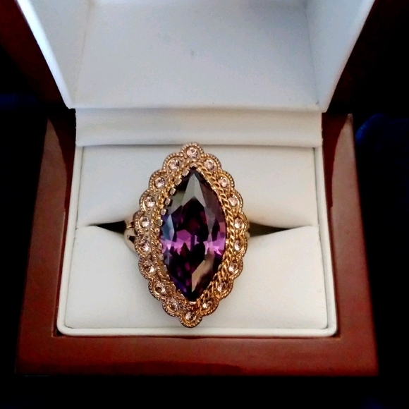 Seta Jewelry Powerful In Purple Rose Gold Amethyst Seta Ring Poshmark